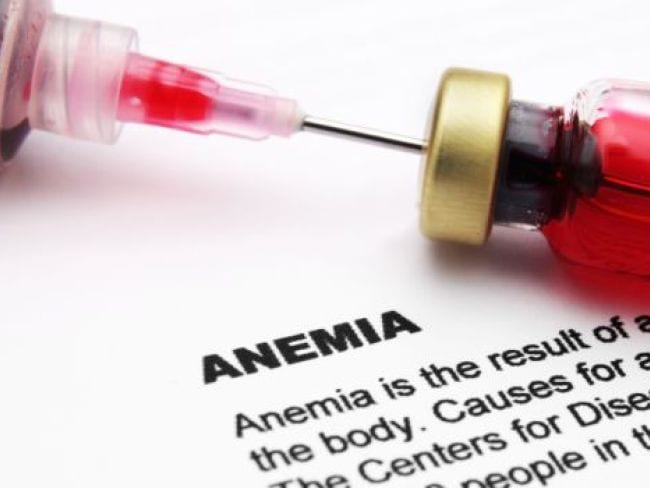 anaemia iron in blood