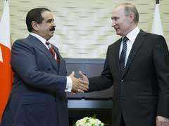 King Of Bahrain In Russia For Talks With Vladimir Putin