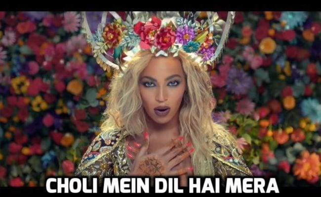 Must See: Beyonce Replaces Madhuri in Choli Ke Peechhe Mashup