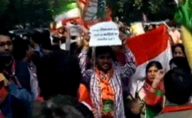 Congress Backs 'Anti-National' Voices, Says BJP Youth Wing On Protest March