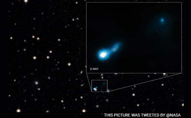 Black Hole Spotted In Glow Of The Big Bang