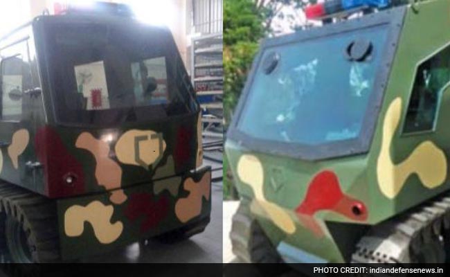 4.5-Tonne Camouflage Vehicle For Parliament As Budget Session Begins