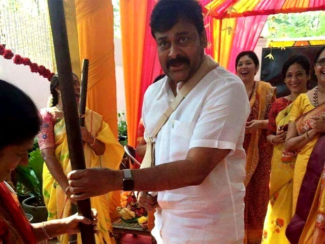 Chiranjeevi Preps For Daughter Srija's Wedding. First Pic Here