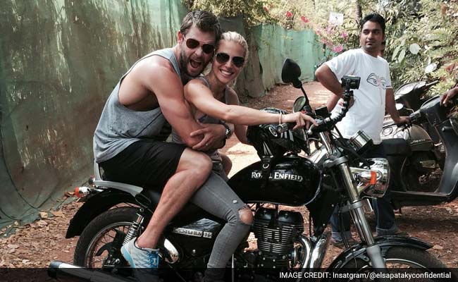 Bullet <i>Raja</i> and <i>Rani:</i> Thor Rides Pillion With His Wife in India