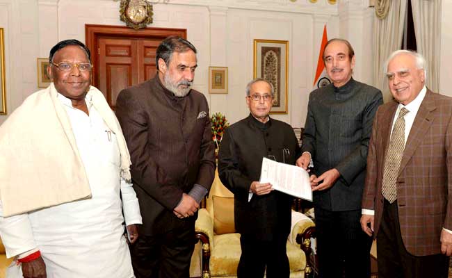 Congress Leaders Meet President Over Arunachal Pradesh Issue