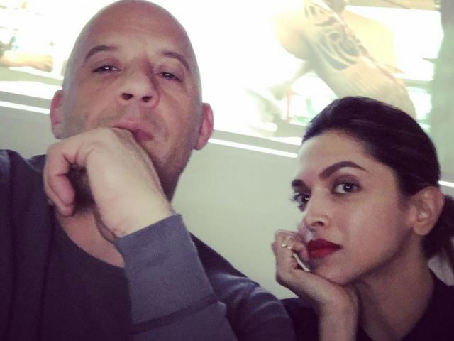 From Deepika Padukone's First Day on <i>xXx</i> Set, a Pic With Vin Diesel