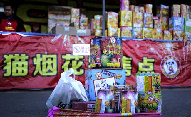 New Year's Fireworks A Little Quieter In Chinese Capital