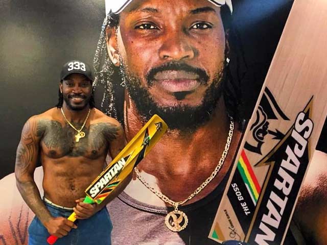 Chris Gayle-Signed Golden Bat Bowls Over Amitabh Bachchan