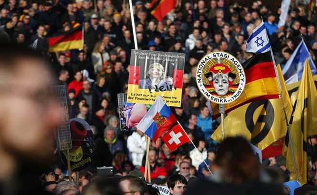 Anti-Islam Movement PEGIDA Stages Protests Against Refugees Across Europe