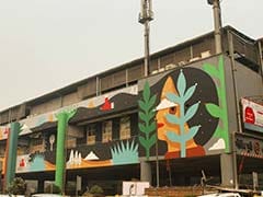 Delhi Metro Station Gets a Colourful Facelift From Italian Artist