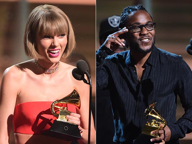 Kendrick Lamar wins 5 Grammys; Swift wins top album