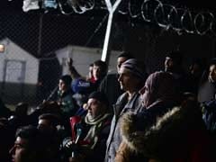 Migrants Protest At Greece-Macedonia Border As Bottleneck Builds