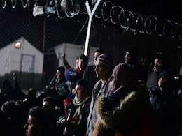 Thousands Of Migrants Flee As Fire Damages Greek Camp Thousands Of Migrants Flee As Fire Damages Greek Camp