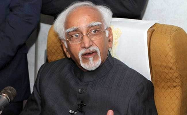 Vice President Hamid Ansari Says Pakistan Differentiates Between 'Good' And 'Bad' Terrorists