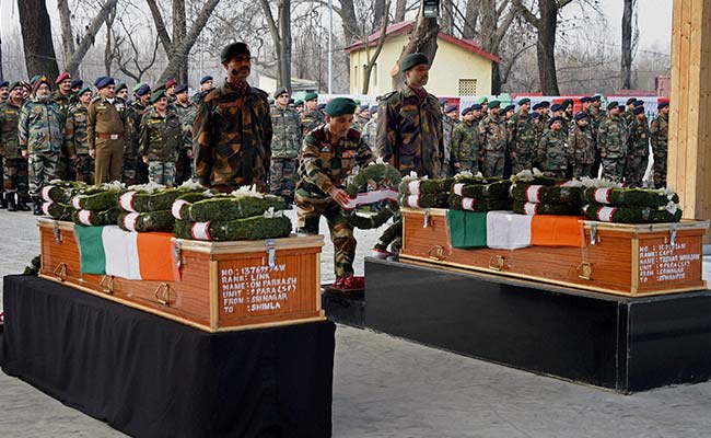 India Pays Homage To Soldiers Killed Fighting Terrorists in Pampore, Jammu and Kashmir