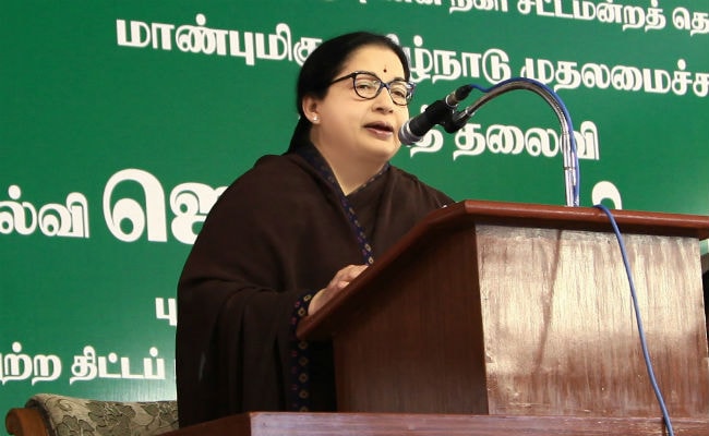A Rare Public Appearance By Chief Minister Jayalalithaa Provoked By Opposition?