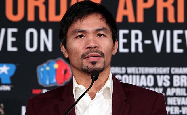 Philippine Elections Body Urged To Stop Manny Pacquiao Fight