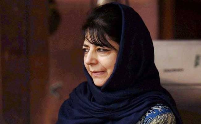 PDP Leader Mehbooba Mufti Maintains Suspense Over Government Formation