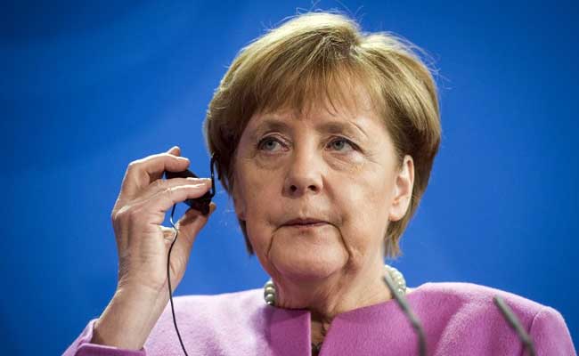 German Chancellor Angela Merkel Renews Call For Syria No-Fly Zone