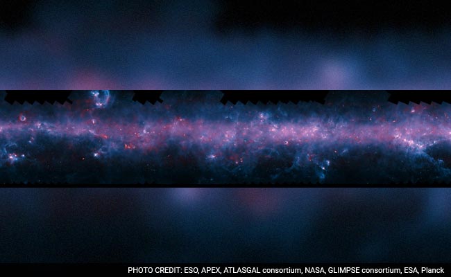 Map Of The Milky Way's Star-Forming Gases Creates A Stunning New View Of The Galaxy