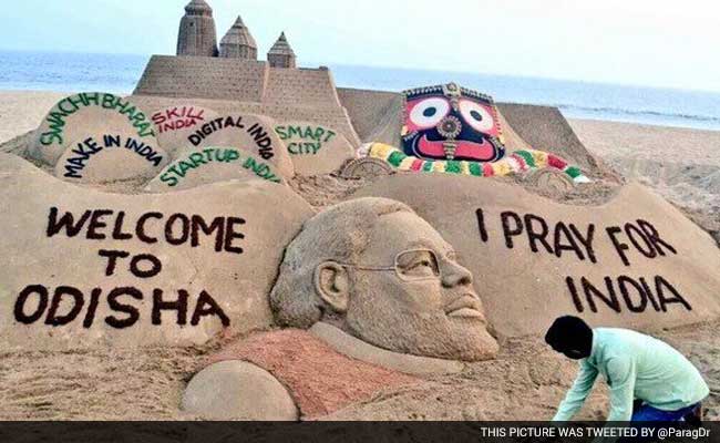 PM Narendra Modi Invites Sand Artist To Train Young People Of Gujarat