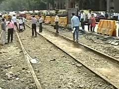 In Mumbai, Decades-Old Tram Tracks Resurface