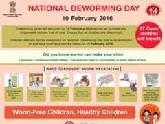 WHO Hails National Deworming Day Initiative By India