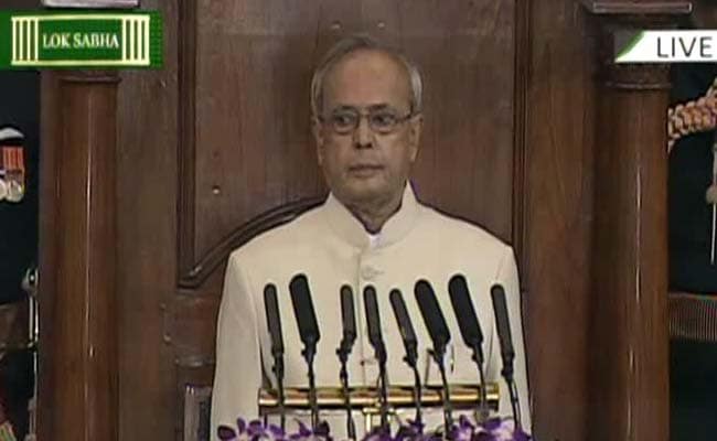Highlights Of President Pranab Mukherjee's Address To Parliament