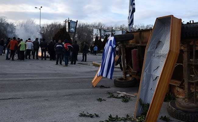 Greek Farmers Head For Athens For Protest Against Taxes