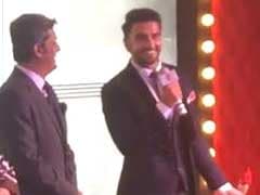 What Ranveer Said When he Collected Deepika's 'Woman of the Year' Award