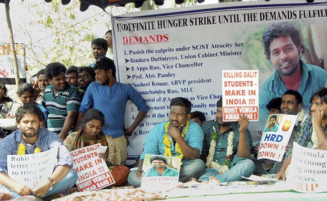 Rohith Vemula's Makeshift Memorial At Hyderabad University Gone: Students Rohith Vemula's Makeshift Memorial At Hyderabad University Gone: Students