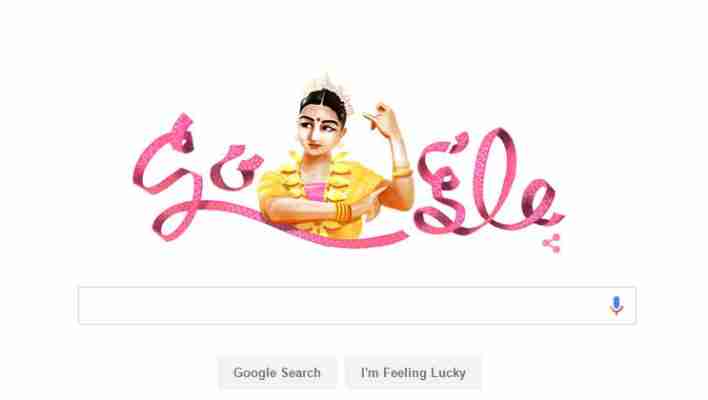 रूक्मणी देवी अरूंडेल के सम्मान में गूगल ने बनाया डूडल, आज है 112वां जन्मदिन