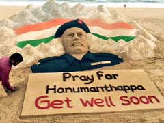 Sand Sculpture At Puri Beach To Pray For Siachen Braveheart