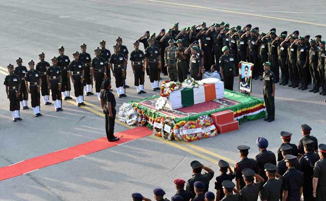 Tributes Paid To Siachen Martyr Sepoy Mustaq Ahmed In Hyderabad