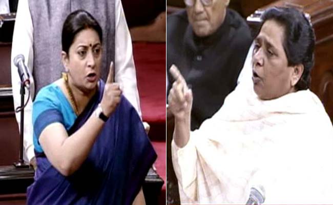 जब माया ने स्मृति ईरानी से कहा, 'मैं आपके जवाब से संतुष्ट नहीं, क्या वादा निभाएंगीं'