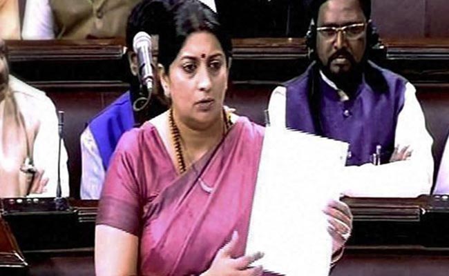 Smriti Irani Row Leaves Rajya Sabha Truce Over Bills In Tatters