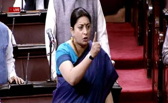 'When Will You Have Guts To...': Smriti Irani Shreds Opposition MPs