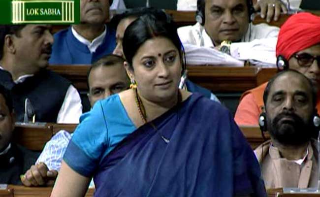 IITs Have Been Asked To Teach Sanskrit: Smriti Irani