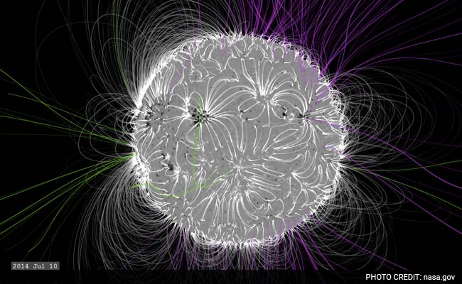 In A First, Watch 'Invisible' Magnetic Sun In Action