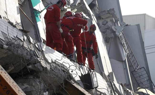 Man Pulled Out Alive After Taiwan Earthquake, More Than 130 People Still Trapped