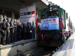First 'Silk Road' Train Arrives In Tehran From China First 'Silk Road' Train Arrives In Tehran From China