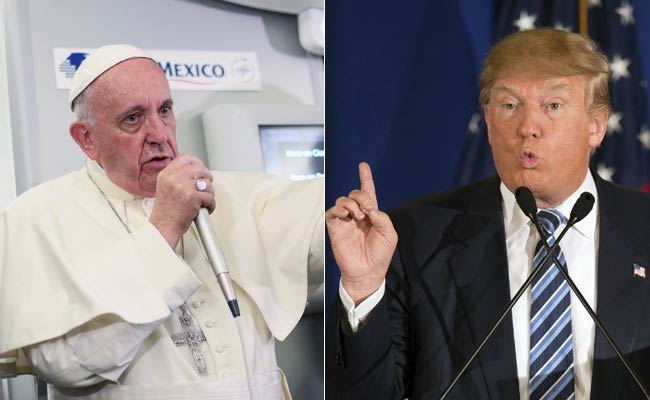 Pope Francis Says Donald Trump 'Not A Christian'