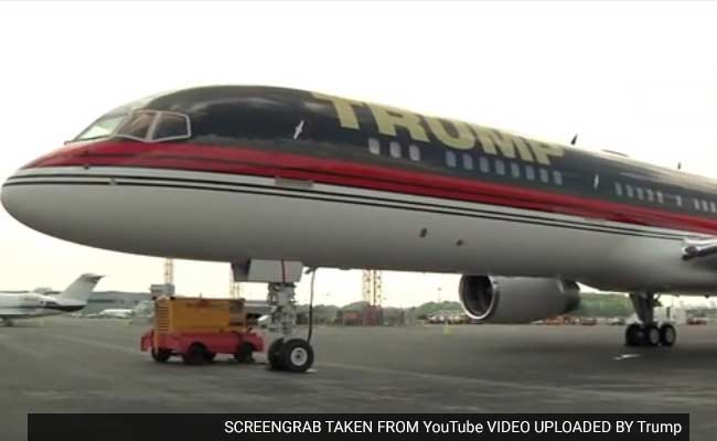 Aboard Trump's Gilded Jet, Every Seat Is First-Class
