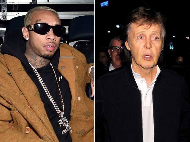 Tyga Offers to Escort Paul McCartney to Show After Grammy Party Snub
