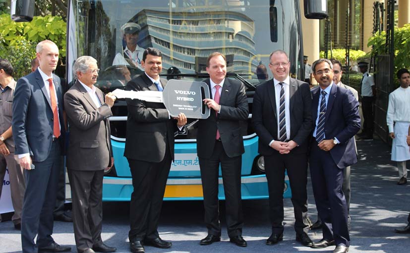 Volvo Delivers India's First Hybrid Bus to Navi Mumbai
