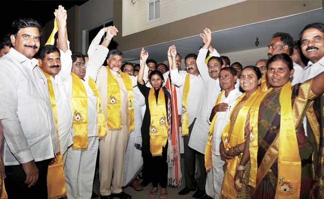 Another YSR Congress Legislator Joins TDP In Andhra Pradesh