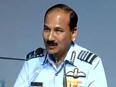 IAF Chief Arup Raha Reviews New Hangar For Super Hercules