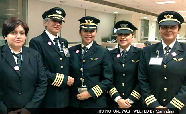 Air India Operates 'World's Longest All-Women Flight'