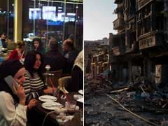 A Tale Of Two Cities In Aleppo: Rubble On One Side, Packed Restaurants On The Other