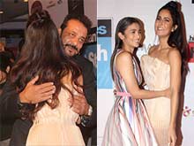 Katrina Kaif Hugs Sanjay Dutt, Alia Bhatt at Awards. Flashbulbs Pop